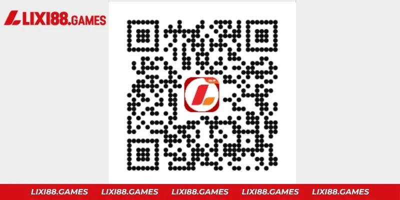 Quét mã QR dưới form đăng nhập để tải app Lixi88 cho Android
